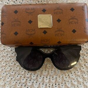 MCM Black Sunglasses with Signature Case